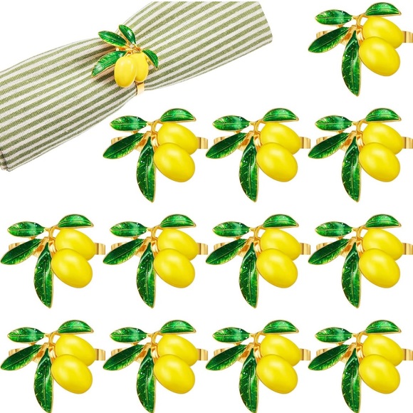 NEW| Lemon Napkin Holders Set 🍋 - Picture 1 of 8